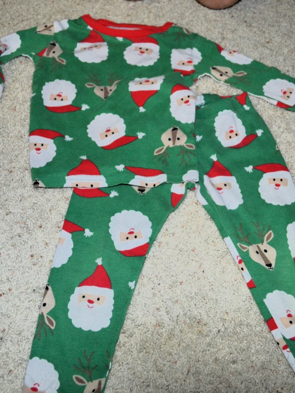 Carter's Santa Pajamas